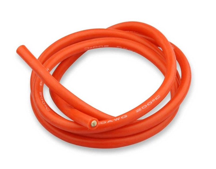 Soft Bare Copper Stranded 4AWG 6AWG 8AWG 13AWG 22AWG 5 14 AWG 1mm Jst Xh Silicone Heater Wire